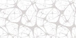 © Olgastocker - Vector abstract seamless pattern with neurons, brain cells, nerves, organic shapes. Simple illustration of neural network, net, bionics. Subtle grey and white background. Repeatable modern design