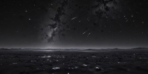 Wall Mural - millions of stars glitter across inky black expanse , stargazing, awesome, black