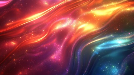 Wall Mural - gradient spectrum holographic metallic Photography background