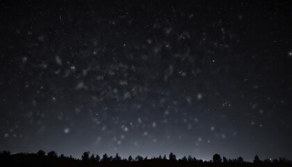 Wall Mural - brilliant stars sparkle vividly against an inky black night sky , deep space, nature, twinkling