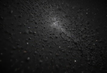 Inky black canvas dotted with diamond-like starlight, cosmic dust motes visible ,  celestial,  universe,  astrophotography