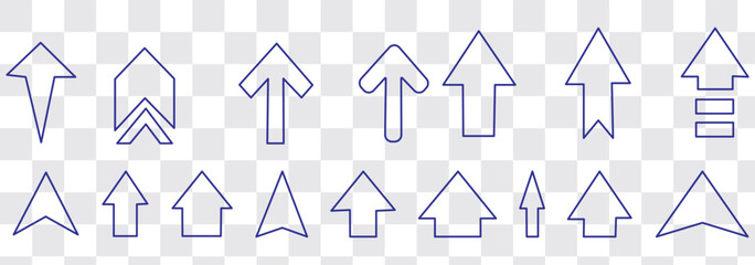 Wall Mural - swipe up icon set. up arrow button symbol. swipe up icons for social media stories. scroll arrow up 