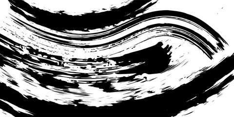 Wall Mural - Brush strokes templates, vector grunge paintbrush eps10.
