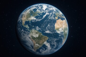 Wall Mural - earth from space view