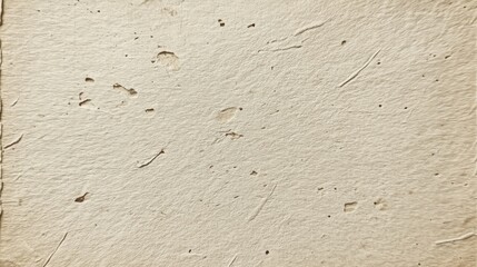 Poster - Textured Beige Paper Background:  A high-resolution image showcasing a distressed, off-white paper surface with subtle scratches and holes, ideal for vintage or rustic design projects. : Generative AI