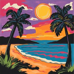 Wall Mural - SUMMER TIME