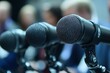 © PM Studeo - business meeting conference journalism microphones