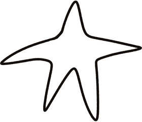 Wall Mural - Star Sparkle Doodle