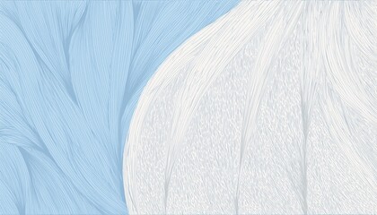 Fototapete - abstract light blue and white curved line texture for minimalist web design, soft branding, print background, or packaging pattern

