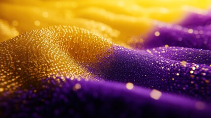 Wall Mural - abstract gold purple wave texture background