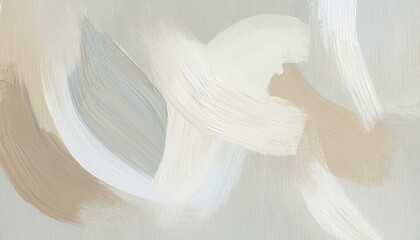 Leinwandbilder -  neutral abstract brushstroke texture for minimalist wall art, web design, or branding background