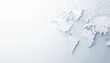 © Riz - Abstract White World Map on a Light Grey Background