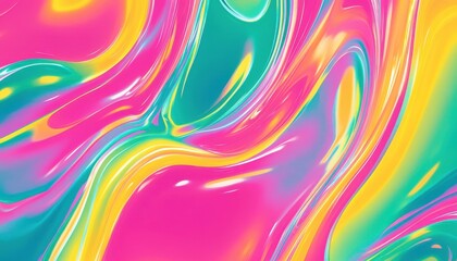 Aufkleber - Abstract Colorful Swirling Fluid Background Texture