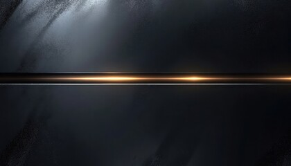 Aufkleber - Abstract Dark Background with Glowing Gold Line