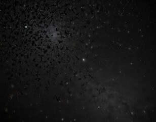 Wall Mural - myriad glittering stars across an inky black backdrop , sparkle, deep space, galaxy