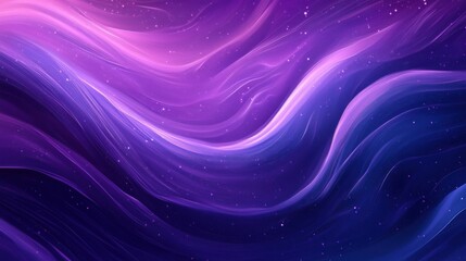 Wall Mural - vibrant purple hues of nebula highlight cosmic beauty
