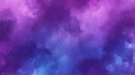 Wall Mural - vibrant purple hues of nebula highlight cosmic beauty