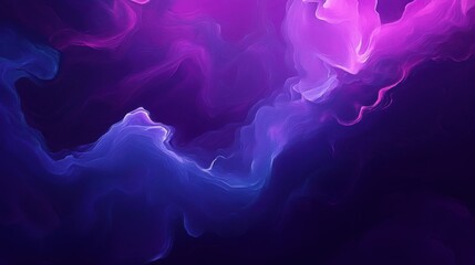 Wall Mural - vibrant purple hues of nebula highlight cosmic beauty