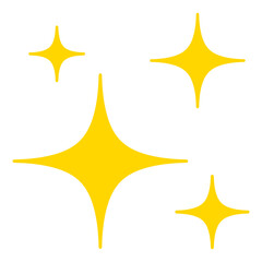 Wall Mural - Shiny stars group, sparkling sparkle shapes, stars sparkles vector illustration