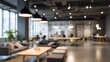 © Isolated studio - Comfortable Coworking Space with Soft Seating and Elegant Ambiance