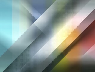 Poster - Abstract Geometric Background with Soft Colors and Gradients