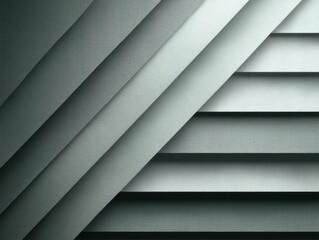Poster - Abstract Composition of Layered Textures in Soft Green Tones