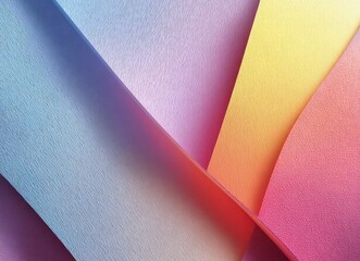 Poster - Abstract Colorful Textures with Soft Gradients and Flowing Lines