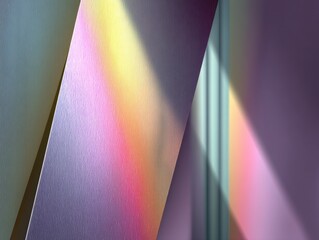 Poster - Abstract Play of Light and Color on Textured Surfaces