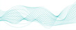 © ATIA - bstract background with flowing waveforms or curved lines on white backdrop.  Wavy green lines stream element for design on a white background.Abstract wavy ocean line and future technology.