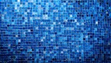 blue mosaic tiles texture