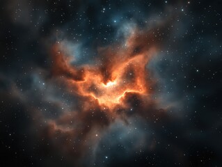 cosmic nebula abstract background