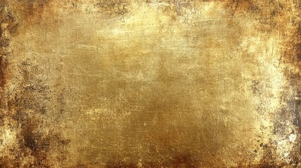 Aufkleber - Gold background with a few spots of brown. The background is a bit rough and has a vintage feel to it