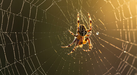 Spider Web and Orb Weaver: Intricate Beauty in Nature