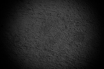 Poster - Old wall texture cement dark black gray background abstract grey color design are light with white gradient background.