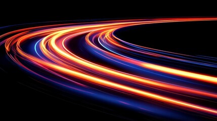 Wall Mural - streaks of light flowing dynamically with vibrant abstract colors