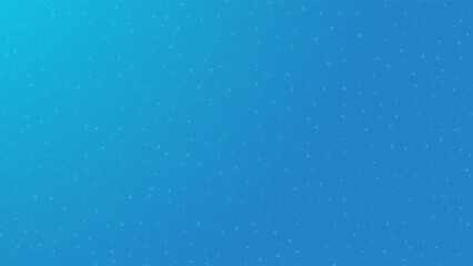 Fototapete - Technology blue background. Dots connected by lines. Abstract wave. Minimalist mesh. Abstract polygonal shape.