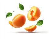 Fresh Apricots in Flight