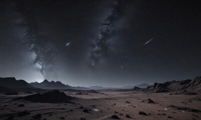 Wall Mural - vast, inky expanse scattered with countless stars, cosmic dust , night sky, sparkle