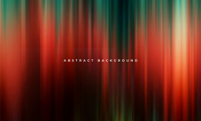 Aufkleber - Abstract modern banner background design with red and green stripes. Dark vector illustration