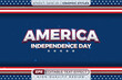 © Azza - Editable 3d text effect america independence day