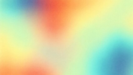 Wall Mural - abstract colorful gradient background with soft blend of vibrant yellow orange and blue hues