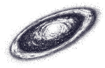 Wall Mural - png galaxy illustration universe space.