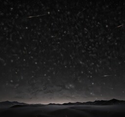 Wall Mural - Countless stars glitter on a velvet black night sky, serene and peaceful ,  night photography,  celestial,  starlight