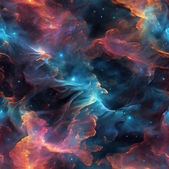 Wall Mural - visualization of space