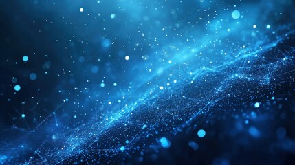 Leinwandbilder - Abstract digital network