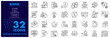 © Talyanancy - Bank icon set. Finance, Online banking, wallet, savings, loans, ATM, Credit card, mortgage, investment, Manager and more. Editable Stroke icon.