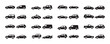 © Adventure - Cars silhouette vector bundle set