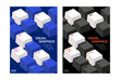 © KKK - 3d keyboard poster – visual graphics layout template with keycap typography colorful collection modern vivid monotone style digital simple layout useful cover annual front page printing graphic design