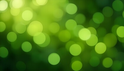 Wall Mural - abstract circular green bokeh background for fresh and nature-inspired designs
