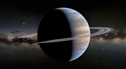 Wall Mural - detailed rendering: ct chamaeleontis b - thick atmosphere & accretion